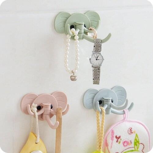 Hook Wall Hanging Elephant TrunkHanging Clothes Kitchen Hat Scarf Key Hook Kitchen Hanger Decoration Hook Kitchen Convenience