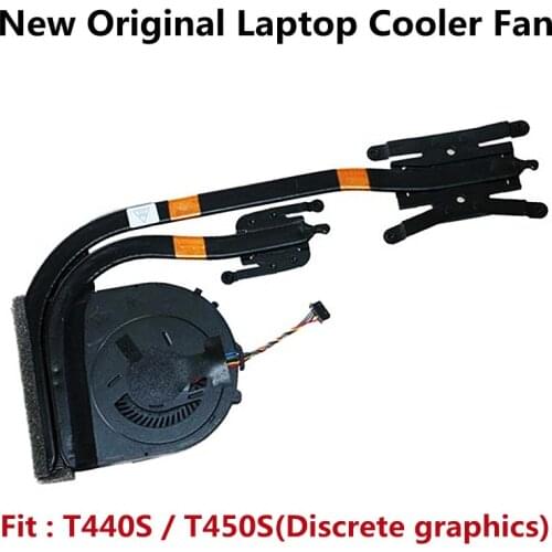 New Original Cooling Fan Heatsink Radiator Cooler for Lenovo Thinkpad T440S T450S Discrete graphics Laptop FRU：04X0444