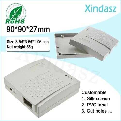 Free shipping plastic box controller led driver enclosure 90*90*27mm