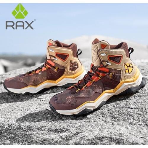 RAX Hiking Boots Men Outdoor Sports Sneakers for Men Trekking Shoes Lightweight Breathable Multi-terrian Sports Shoes