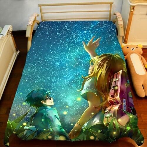 Anime Manga Your Lie in April Bed Sheet 150*200cm Bedsheet 001