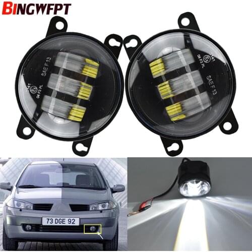 Car Styling LED Fog Lamp headlight For Renault Megane 2 Saloon LM0 LM1 2003-2015 For Megane 2 Estate KM0 KM1 2003-2015