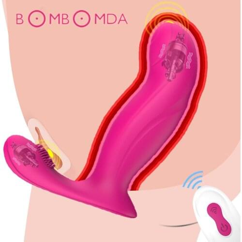 Double motor G spot vibrating Prostate massager vibrator for Woman Clitoris Stimulator 9 kinds of vibration sex toys for couple