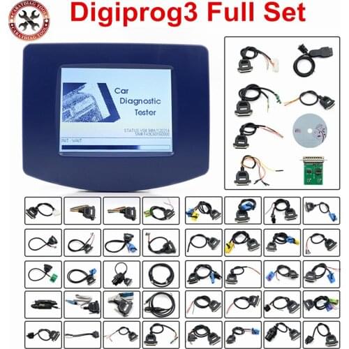Digiprog3 Full set FTDI Chip Cluster Calibration Car Diagnostic Tester Digiprog III V4.94 Car Digital Speed Programmer