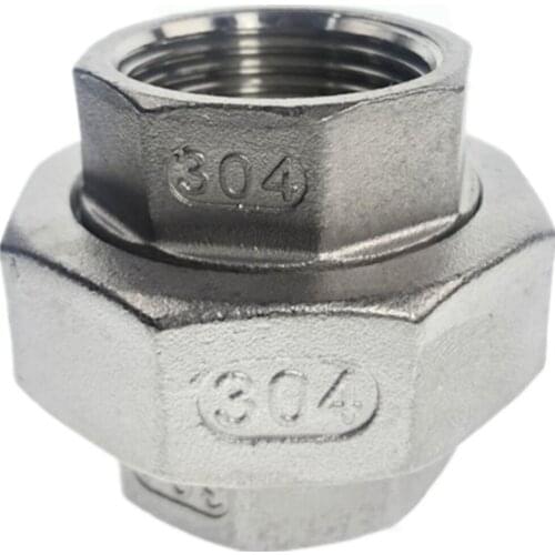 1/8'' - 4'' BSPT Female Threaded Union Stainless Steel 304 Cast Pipe Fitting Class 150