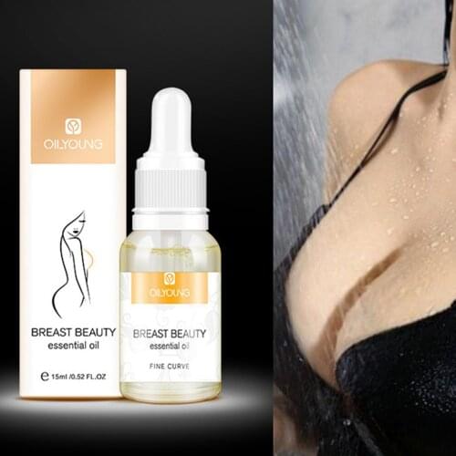 1pcs 15ml Women Powerful Effective Breast Beauty Oil Firming Enlargement Liquid Bust Enhance Massage Essence Oil