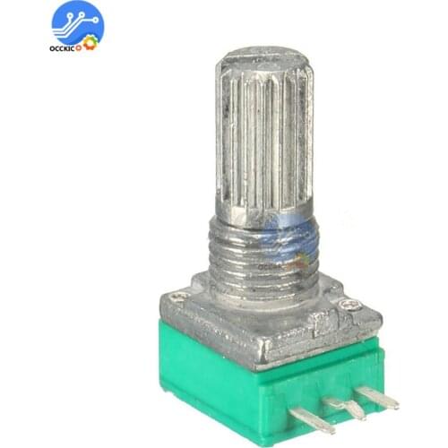 1Pcs 6mm Knurled Shaft Single Linear B Type10K ohm Rotary Potentiometer New