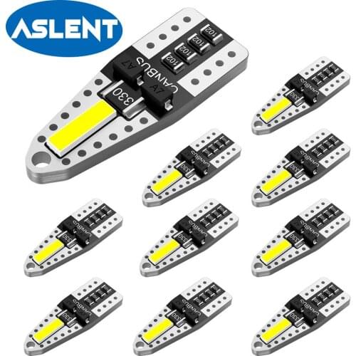 10pcs T10 LED Canbus W5W 194 LED Car Parking Light For BMW E46 E60 E90 Mercedes Benz W203 Kia Rio 2 Toyota Camry Audi A6 A4 Q5