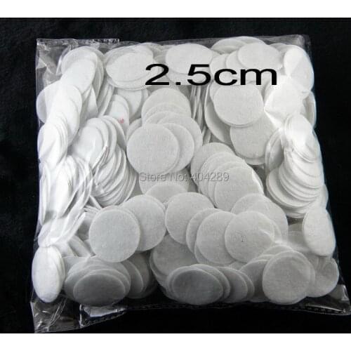 1000pcs Round Felt Fabric Pads Accessory Oval Patches Circle Felt Pads, DIY Fabric Flower Accessories