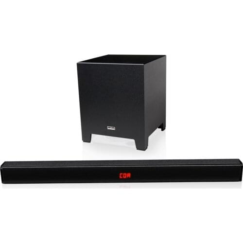 2.1 wireless soundbar system with subwoofer for home theater