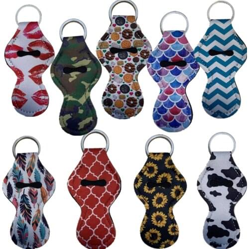 2pcs Lipstick Keychain Chapstick Holder Bag More Style Accessories Gifts Lip Balm Lipsticks Container Keyrings