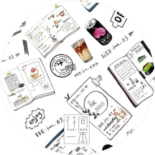 5cmx10m Schedule Masking Tape Sticker