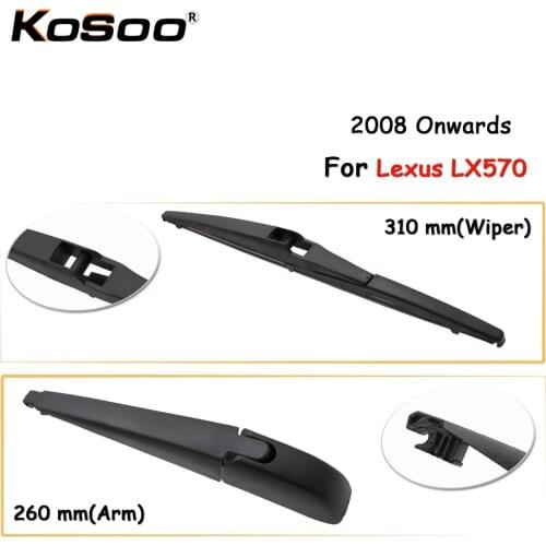 KOSOO Auto Rear Car Wiper Blade For Lexus LX570,310mm 2008 Onwards Rear Window Windshield Wiper Blades Arm,Car Accessories