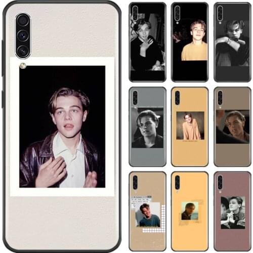 Leonardo Dicaprio Aesthetic Coque Shell Phone Case For Samsung A20 A30 30s A40 A7 2018 J2 J7 prime J4 Plus S5 Note 9 10 Plus