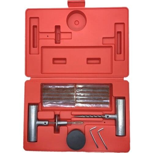 8pcs Bicycle Tubeless Tire Repair Tool Tyre Drill Puncture for Urgent Glue Free Service Repair Optional Rubber Stripes Tool kit