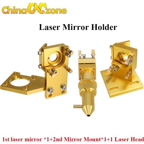 CO2 Laser Head Mount Holder Set Lens Mirror Focus Lens Integrative Fixture For Laser Cutting Machine Mechanisms Device Parts