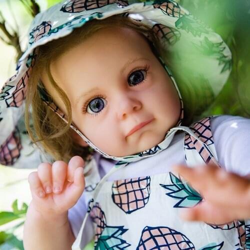 Hoomai 22" Reborn Baby Doll Princess Toddler Girl Soft Touch Girl Doll Baby Reborn Toys Cosplay Rabbit Toddler Birthday Gifts