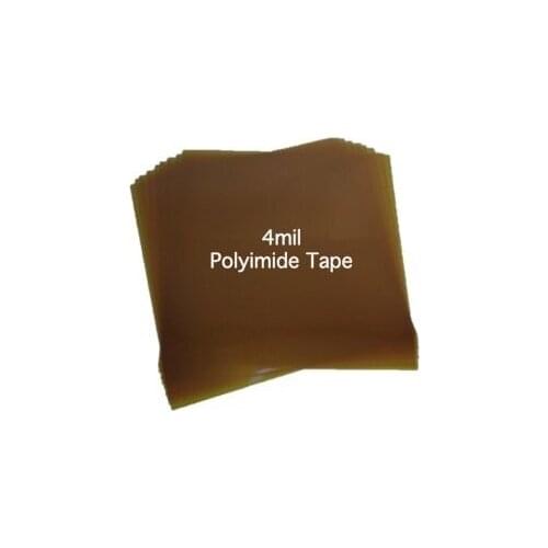 10pcs* 0.05mm Thick Polyimide 6" x 9" Polyimide Tape Sheets for many 3D printers Flashforge platforms