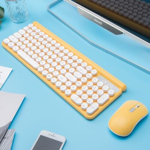MIIIW Bluetooth Dual Mode Wireless Keyboard For Windows Mac Android iOS 102 Keys 2.4GHz High Quality Multi System Compatible