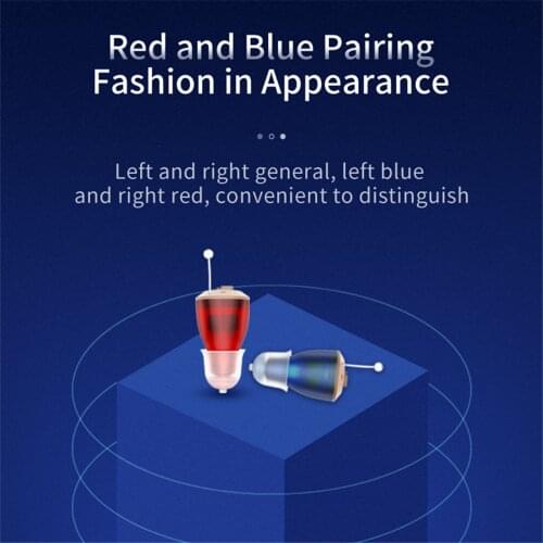 New Style Smart Hearing Aids Rechargeable Mini Invisible Digital Hearing Aid Best Adjustable Sound Amplifier for Deaf Elderly