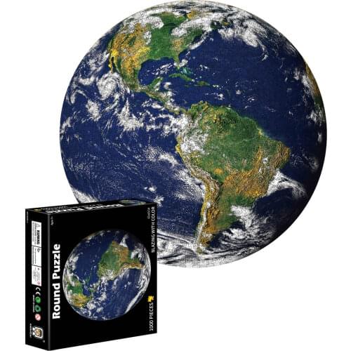 1000pcs Montessori Jigsaw Puzzles Explore the Universe The Earth Assembly Puzzles Educational Toys for Children Christmas Gifts