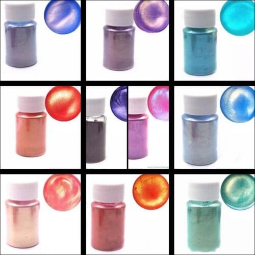 10g Aurora pearl pigment mica powder 10g Pigments Symphony Aurora Colorant Powder DIY Nail Art Pearlescent Pearl Pigment