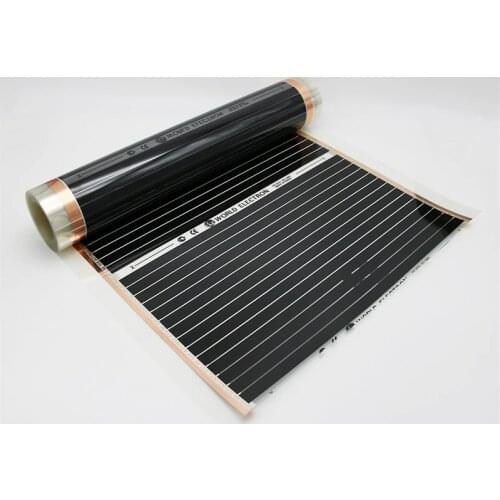 PET Film Electrical Warming Floor Under Wood Tile Heating Carbon Heat Film 50cm x 2m No Accessory