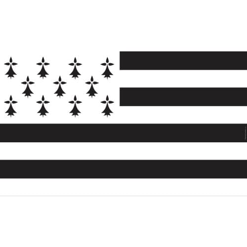 Hanging 75x135cm Breizh Bretagne Llydaw brittany Flag