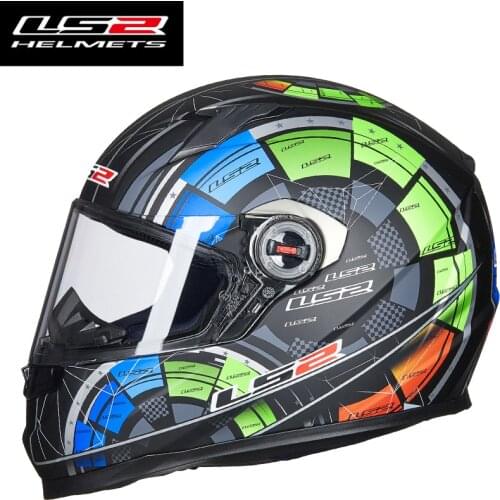 Winter Men LS2 FF358 Full Face Motorcycle Man Woman Racing Way Casco Moto Capacete Motorcross Helmet