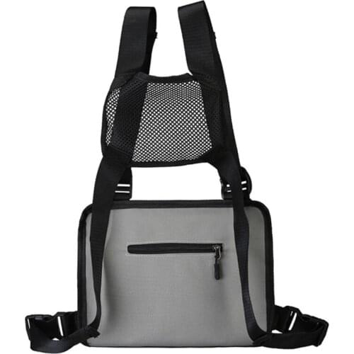 Shoulder Chest Rig Bag Hot Men Functional Waist Packs Men Hip Hop Streetwear Tactical Adjustable Pockets Outdoor Bags