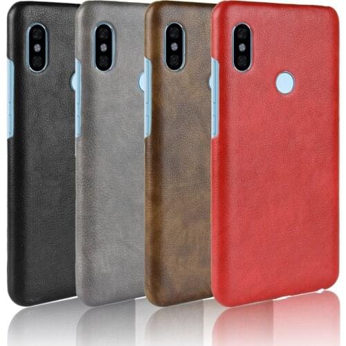 Slim Cases For Xiaomi Redmi Note 5 Pro Case Litchi Skin Pattern PU Leather and PC Book Cover For Xiaomi Redmi Note 5 Phone Case