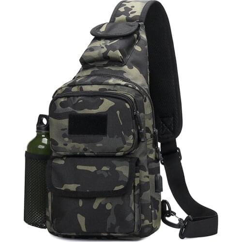 Military Tactical Back Pack Camouflage Molle Bag Hiking Trekking Bag Climbing Camping Hunting Fishing Outdoor Shoulder Bag
