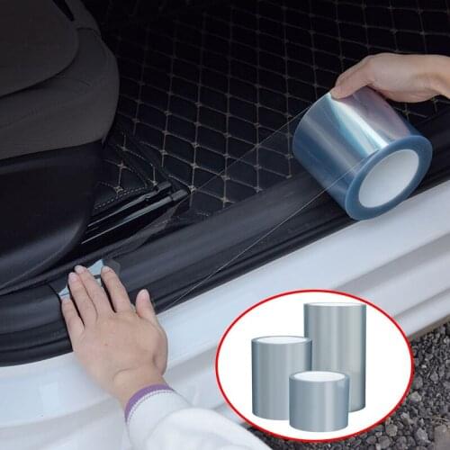 10*200cm 15*200cm 20*200cm Car Protective Film Anti-kick Film Door Threshold Bumper Hood Paint Protect Sticker Auto Accessory