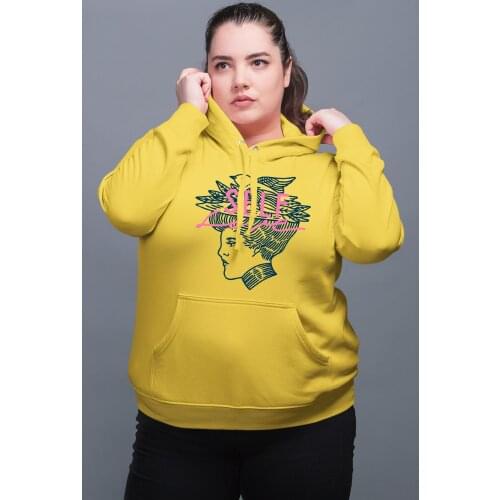 Angemiel Wear Self Love Bird Hat Yellow Women 'S Hooded Sweatshirt