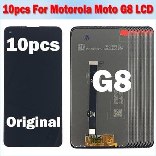 10pcs 100% Original For Motorola moto G8 LCD Display Touch Screen XT2045-1 XT2045-2 XT2045-5 Digiziter Assembly For Moto G8 lcd
