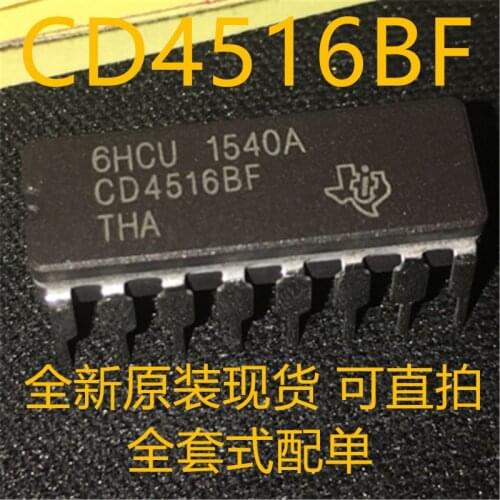 100% New&original CD4516BF CD4516 DIP-20