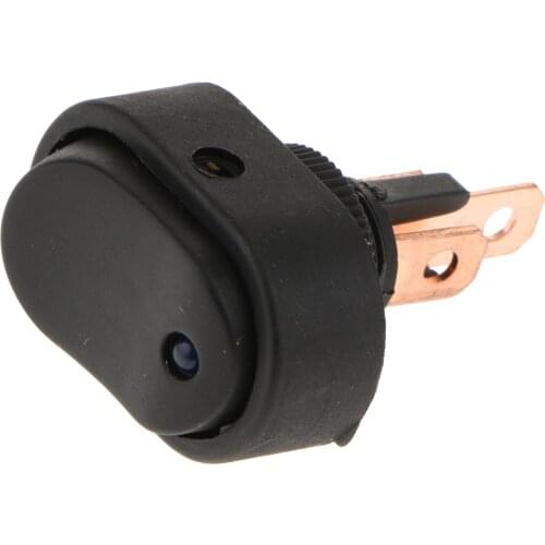 12V 30A 3-pin Car Truck Rocker Round Toggle LED Switch Modification