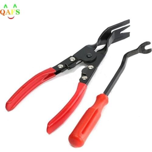 2Pcs/Set Auto Car Door Trim Clip Removal Pliers Dash Panel Moulding Tool Repair Tools