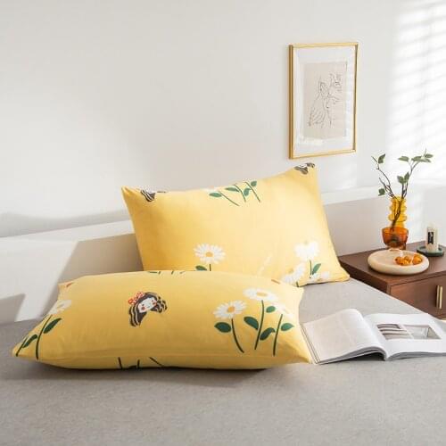 Antibacterial and anti-mite Skin-friendly fabric Knitted Cotton pillowcase