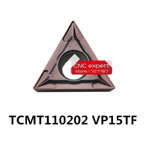 Free Shipping 10PCS TCMT110202 VP15TF/TCMT110204 VP15TF/TCMT110208 VP15TF Turning blade,Suitable for STFCR/STUCR Lathe tool
