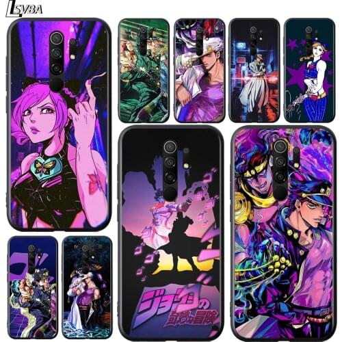 Anime JoJo Bizarre Adventure For Xiaomi Redmi K40 K30T K30S K30i K30 K20 10X 9T 9i 9AT Ultra Pro 5G Black Phone Case