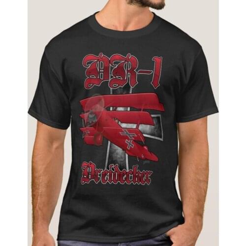 DR1 Fokker Red Baron Triplane WWI Warbird T-Shirt. Summer Cotton O-Neck Short Sleeve Mens T Shirt New S-3XL