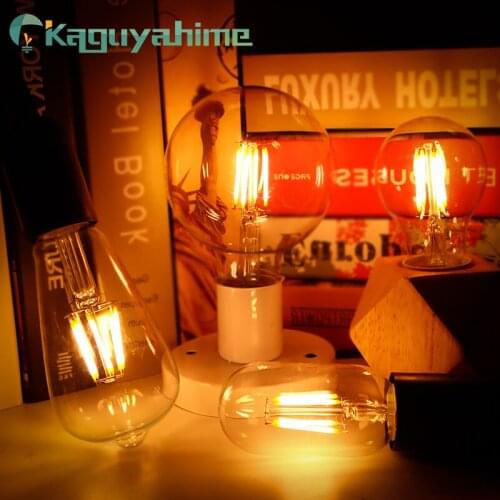 Kaguyahime E27 Retro Edison Bulb LED 3D Fireworks Lights Vintage Lamp 220V 240V G95 ST64 Filament Light Lampara LED Edison Bulbs