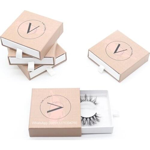 Square Eyelashes Empty Box Free Lash Tray Custom Lashbox Packaging With Logo Wholesale Real Mink Eyelash Makeup Tools