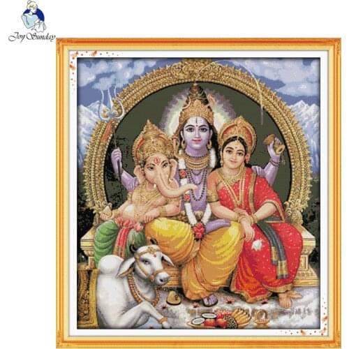 Joy Sunday Western Religions Canvas DMC 11ct 14ct Counted Chinese Cross Stitch Kits DIY Printed for Embroidery Home Decor