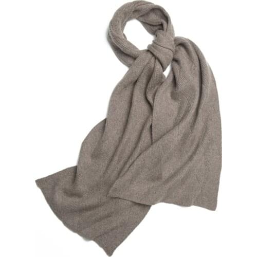 Autumn Winter New Knit Pure Wool Warm Fashion Korean Version Scarf Men Women All Match Scarf Long Thicker