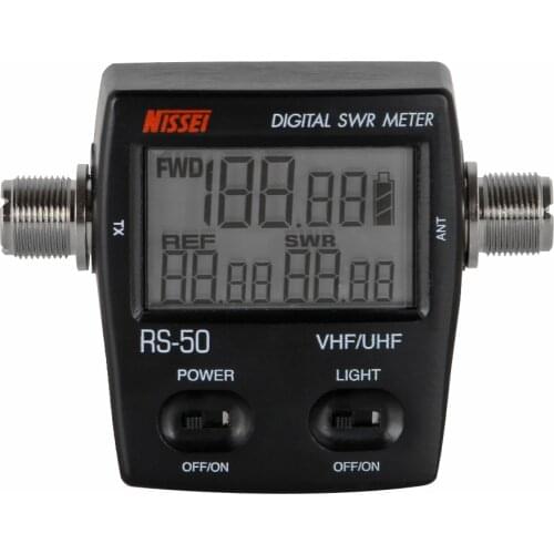 RS-50 Digital LED Backlight SWR Standing Wave Ratio electricity power meter kwh single phase 120W for HAM UHF/VHF USB Interface
