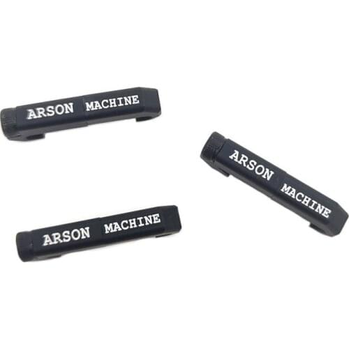 3PCS Tactical Aluminum Arson Machine PEQ Flashlight Rat Tail Slot WireGuide Cable Clip Clamp Hunting Light Accessories