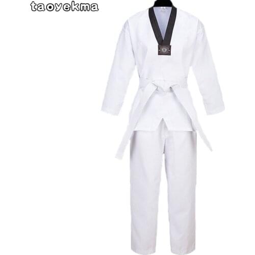 Taoyekma High Quality WTF Mooto Taekwondo&Karate Dobok Clothes Adult Karate Suit Taekwondo Uniform Karate Clothes T03