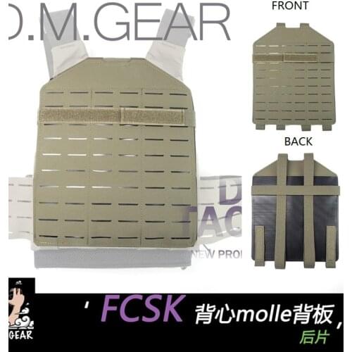 Outdoor Sports Tactics Laser Cutting FCSK MOLLE Mount Backplane
